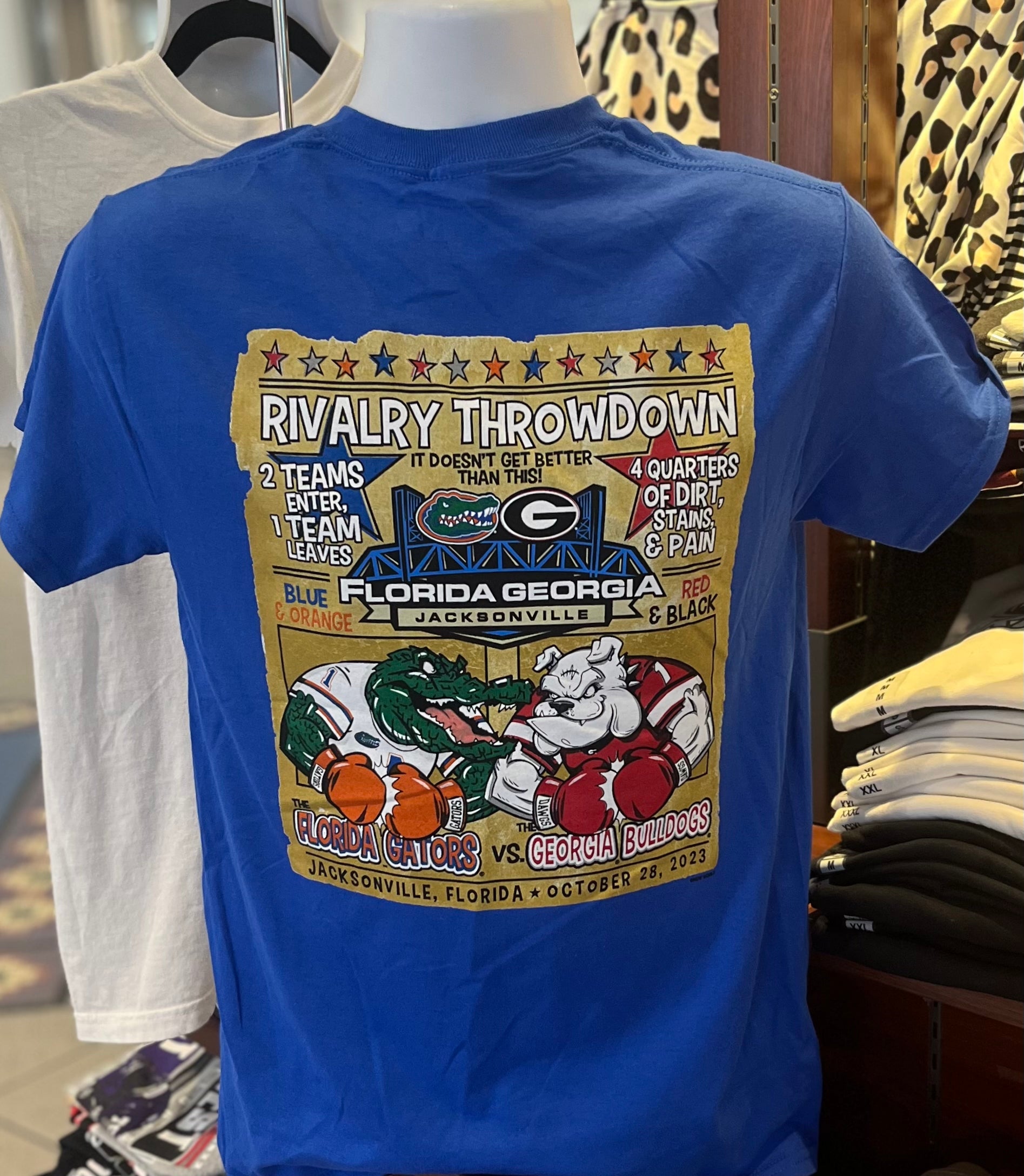 University Of Florida T shirt UGA V FLORIDA Rivalry Throwdown S university-of-florida-t-shirt-uga-v-florida-rivalry-throwdown-s
