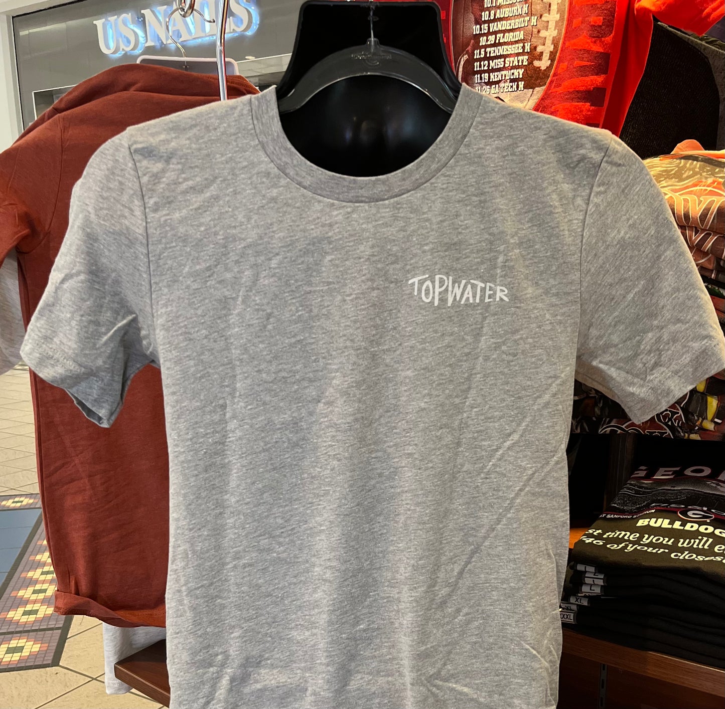 Topwater Sunset (Athletic Heather gray)