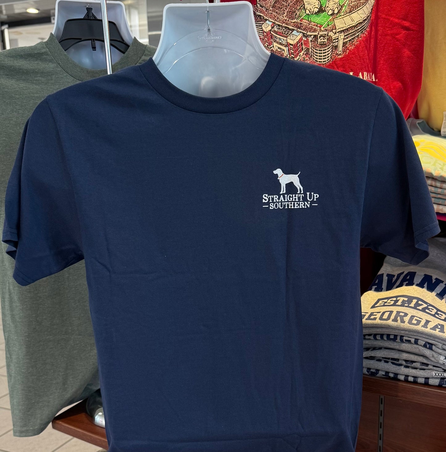 Straight Up Southern T-Shirt - Field Tested (Short Sleeve Navy)