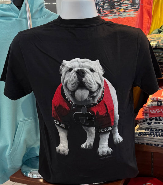 Georgia Bulldogs T-shirt - “Uga Graphic Tee” (Comfort Colors Short Sleeve Black)