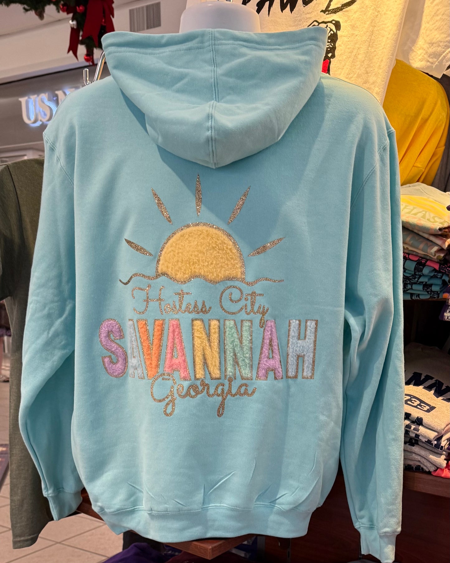 Savannah Hostess City Fleece Sweatshirt (Mint Hoody)