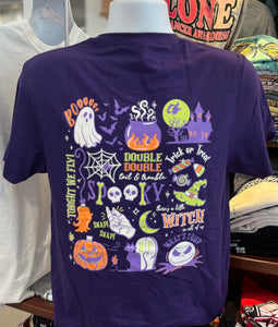 Halloween “Spooky Season” T-shirt (Short Sleeve Purple)