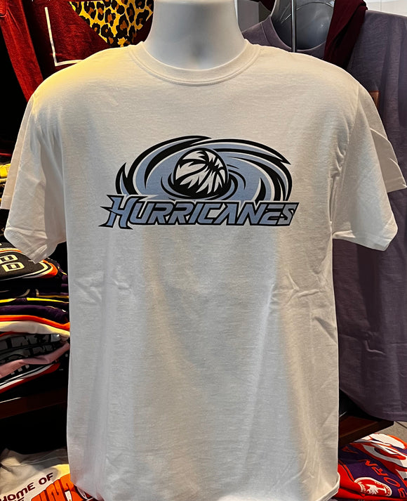 Savannah Hurricanes Basketball Short Sleeve T-shirt (White)