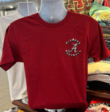 Alabama Crimson Tide T-Shirt - “Alabama Football - I’m All In” (Short Sleeve Crimson)