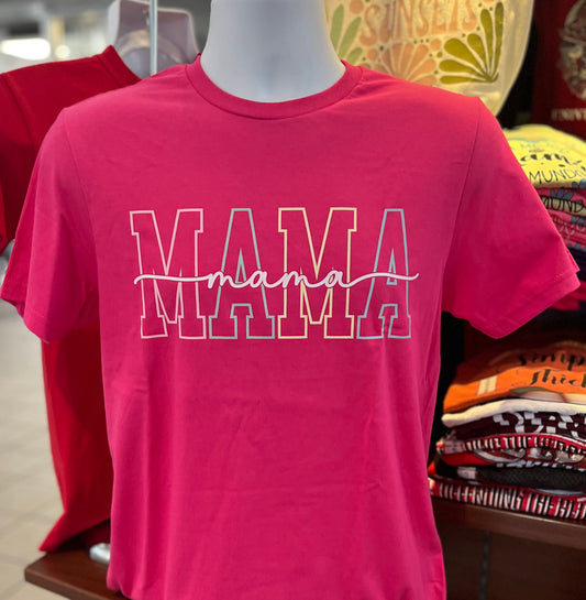 Mama Graphic T-shirt (Short Sleeve Heliconia)