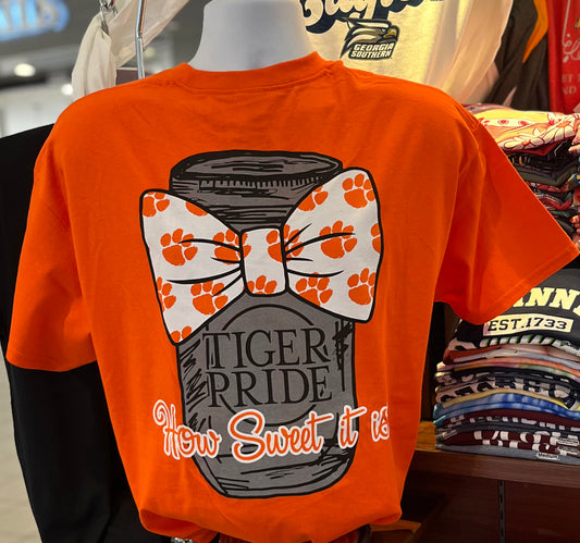 Tiger Pride Mason Jar Short Sleeve Tee (Orange)