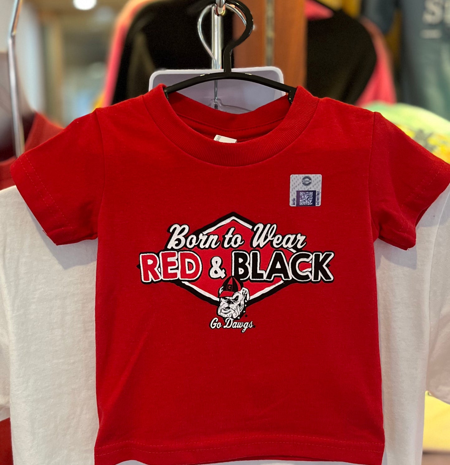 Georgia Bulldogs Infant/Toddler "Born to Wear Red and Black" (Red)