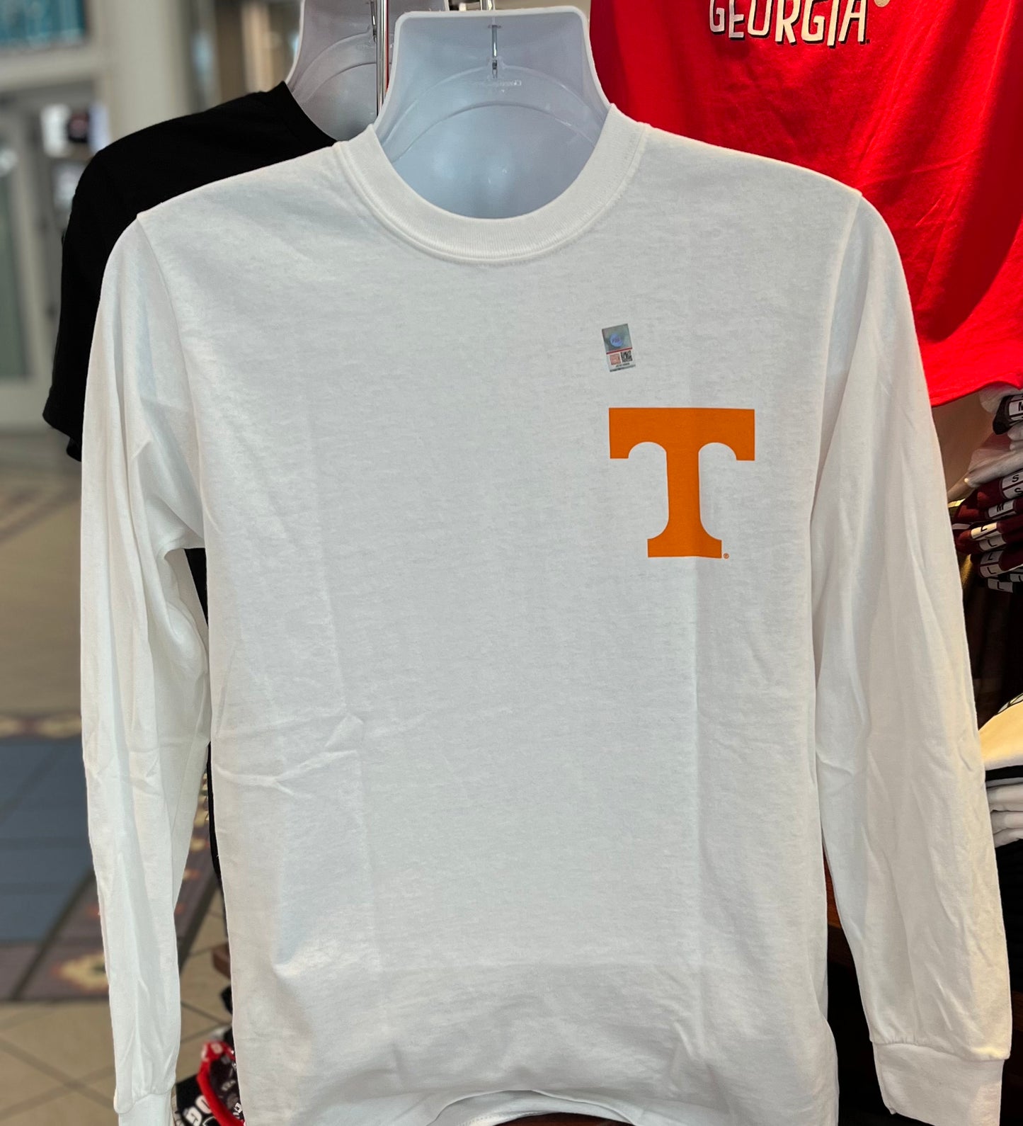 Tennessee Volunteers T-shirt - Neyland Stadium - “Home of the Volunteers” (Long Sleeve White)