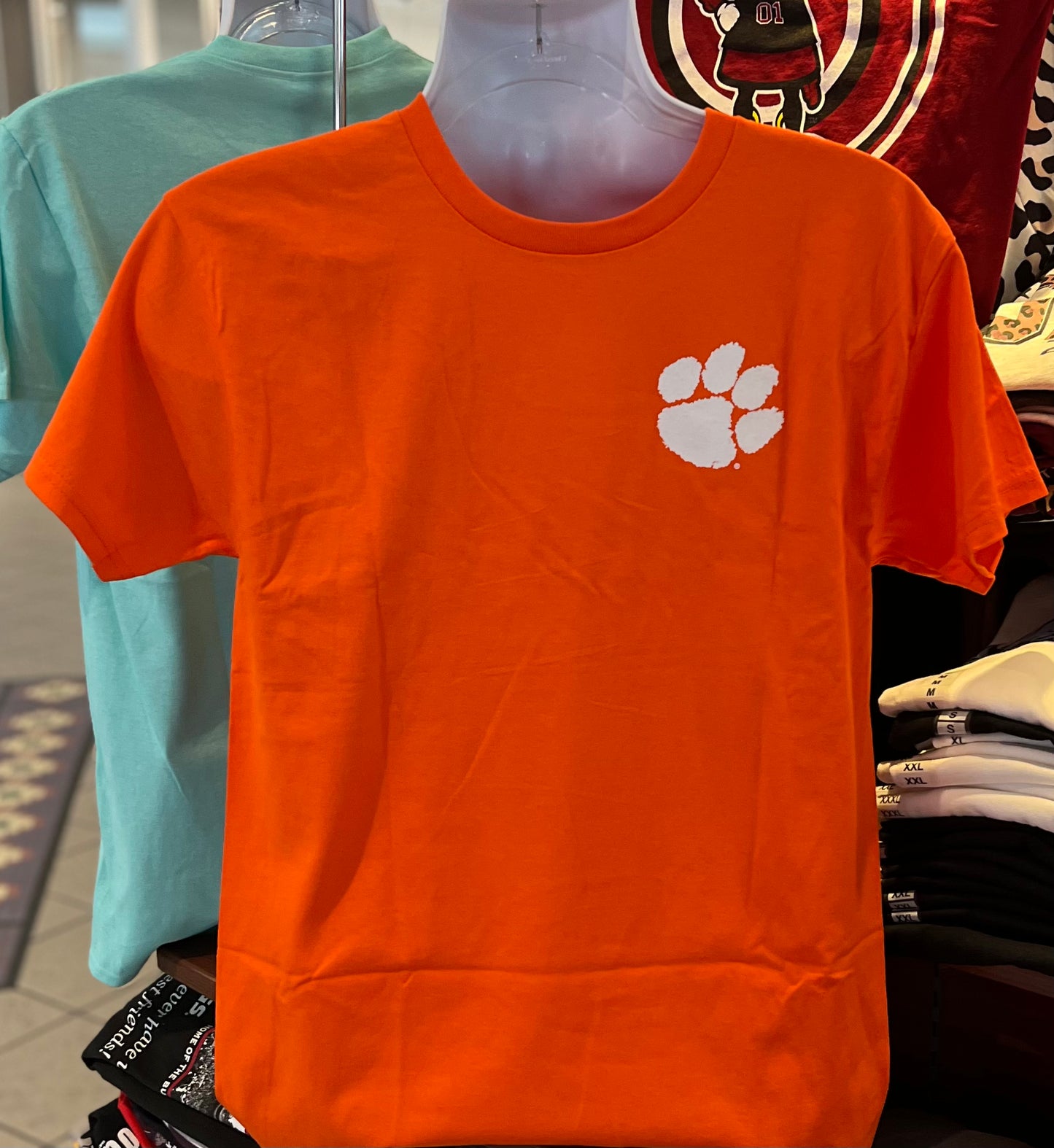 Clemson Tigers “Born a Tiger” Short Sleeve Tee (Orange)