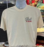 Alabama Crimson Tide T-Shirt - “Alabama Poster - Where Legends Are Made” (Comfort Colors Short Sleeve Ivory)