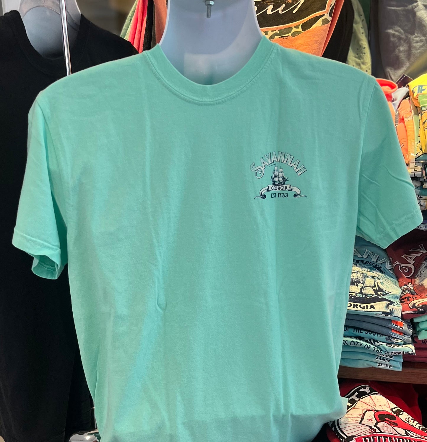 Savannah “Hostess City of the South” Short Sleeve Tee (Island Reef)