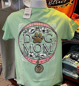 It’s A Girl Thing T-Shirt - Dog Mom (Short Sleeve Mint)
