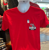 Georgia Bulldogs T-shirt - “2024 Schedule - Get After It” (Short Sleeve Red)