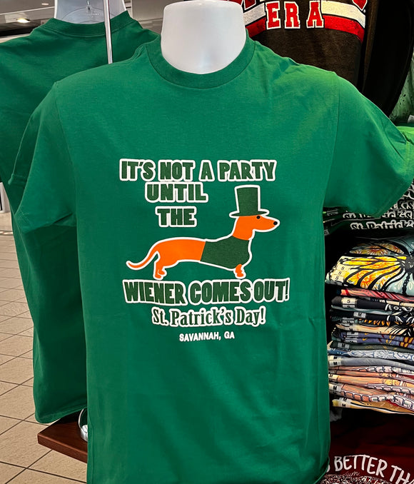 St. Patrick’s Day “It’s Not A Party…”  Short Sleeve (Green)