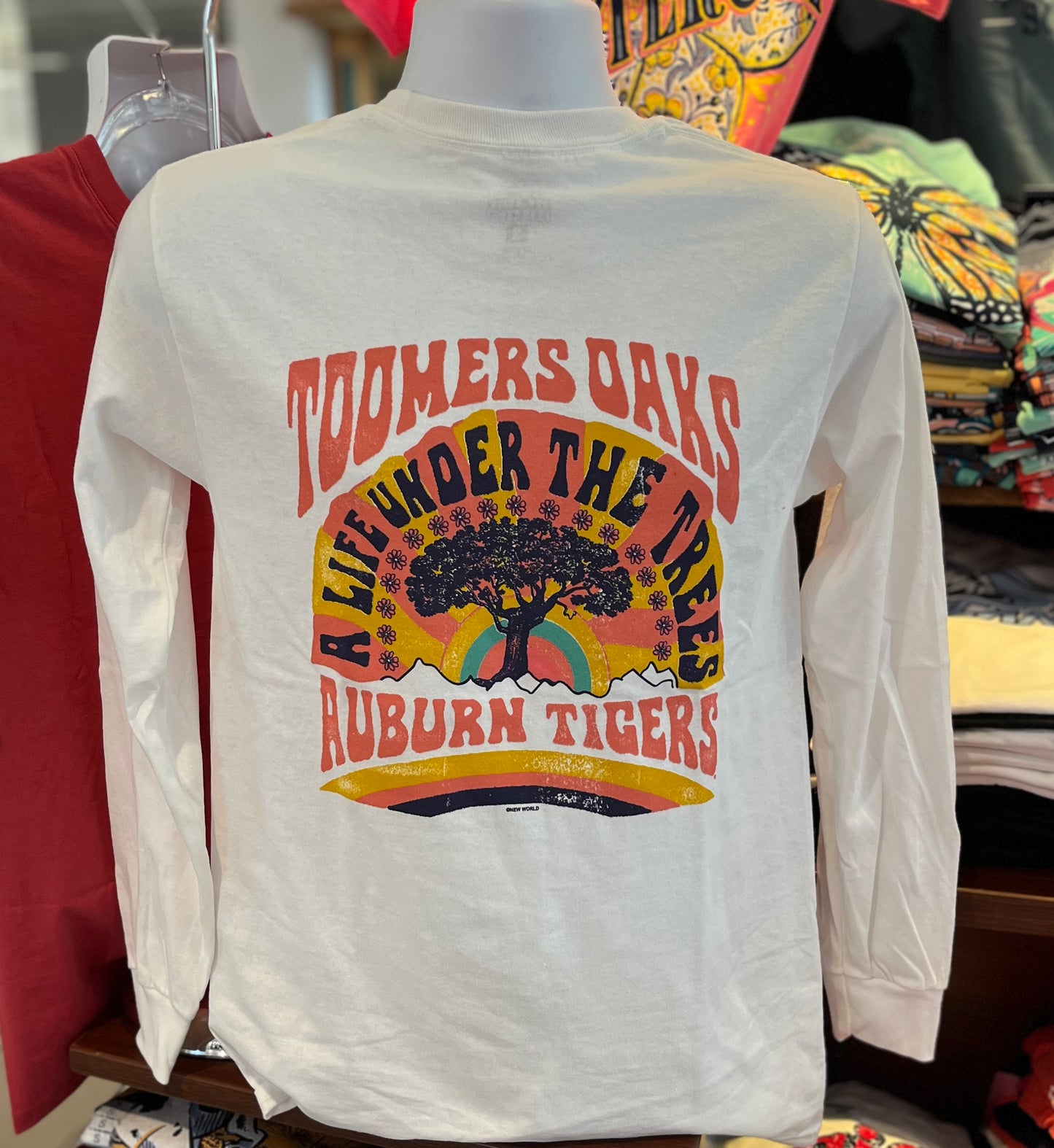 Auburn University - Toomers Oak - A Life Under the Trees (Long Sleeve Tee White)