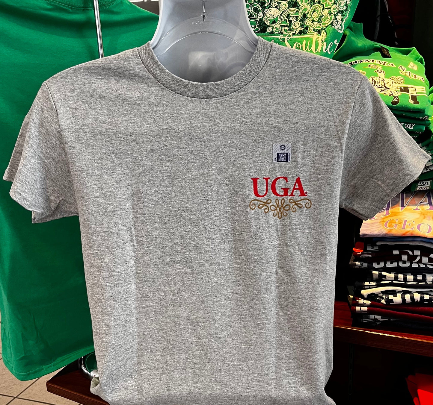 Georgia Bulldogs T-shirt - “Fairest in the Southland Graphic Tee” (Short Sleeve Sport Gray)