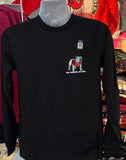 Georgia Bulldogs T-shirt - “Sic ‘Em and Repeat”  (Long Sleeve Black)