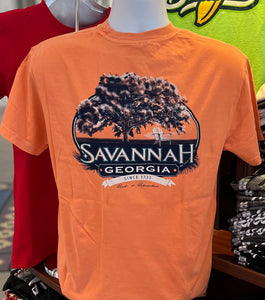 Savannah “Tree” Short Sleeve Tee (Melon)