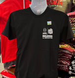 Georgia Bulldogs T-shirt - 2022 PEACH BOWL Laces (Short Sleeve Black)