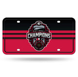NCAA Georgia Bulldogs National Champs Metal Auto Tag
