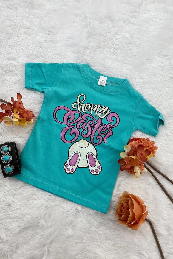 Toddler “Happy Easter” (Turquoise)