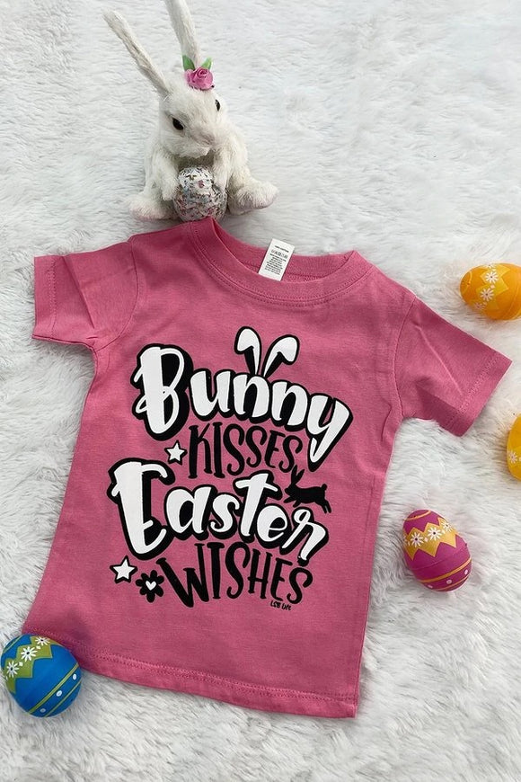 Toddler “Bunny Kisses, Easter Wishes” (Berry)