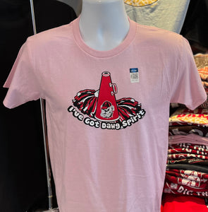 Georgia Bulldogs Youth and Toddler T-shirt - "I’ve Got Dawg Spirit" (Pink)