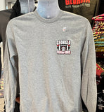 Georgia Bulldogs T-shirt - SEC Champs Recap (Long Sleeve Sport gray)