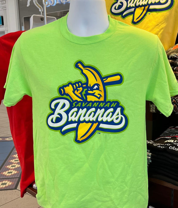 Savannah Bananas Short Sleeve T-shirt (Neon green)