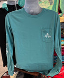 Lily Grace T-Shirt - ”Stay Wild” (Long Sleeve Spanish Moss)