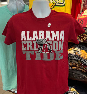 Alabama T-Shirt - Alabama Crimson Tide (Short Sleeve Cardinal)
