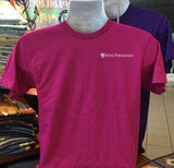 Lighthouse - Joshua 1:9 “Be Strong and Courageous” Short Sleeve Tee (Berry)