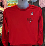 Georgia Bulldogs T-shirt - “Dawg Faithful” (Long Sleeve Red)
