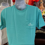 Lily Grace T-Shirt - “Too blessed to be crabby” (Short Sleeve Mint)