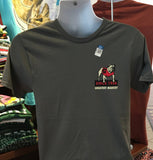 Georgia Bulldogs T-shirt - “GOAT” (Short Sleeve Charcoal)