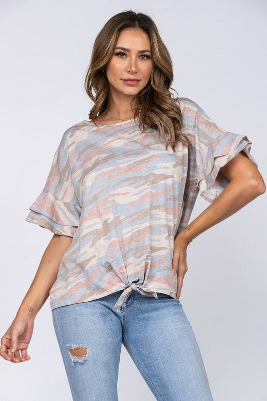 TSS Spring Camo Top