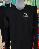 Straight Up Southern T-Shirt - “Camo Flag” (Long Sleeve Black)