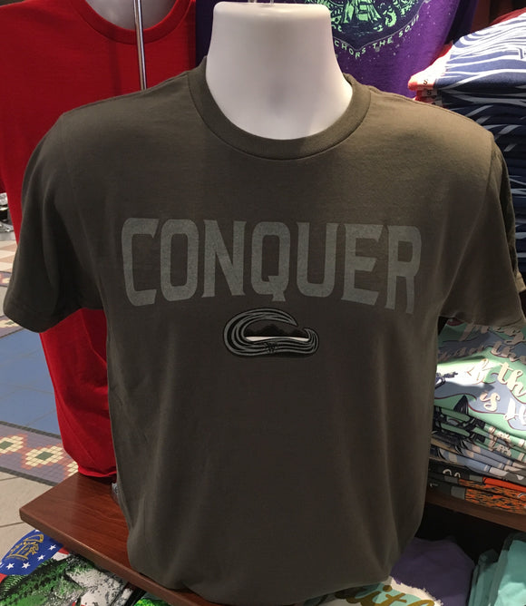 CLEARANCE CONQUER Short Sleeve Tee (Charcoal)